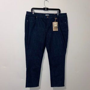 Coldwater Creek Dark Wash Ankle Length Jeans NWT - 18